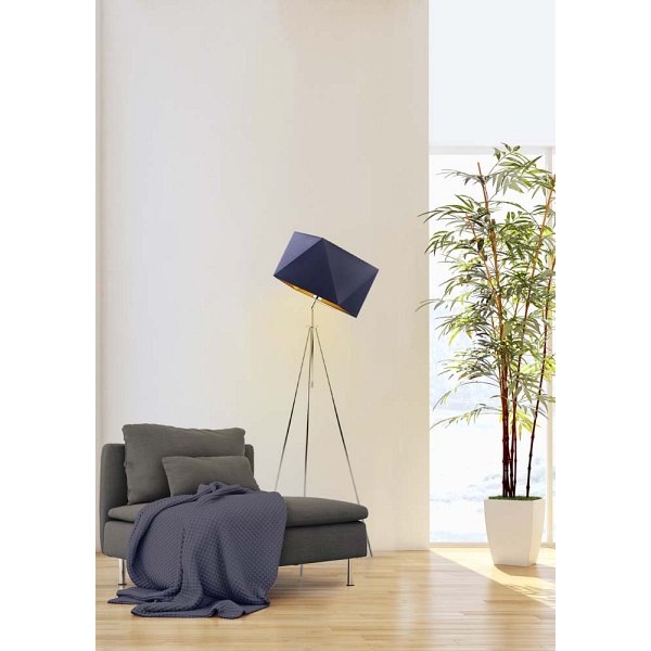 Lampa Nowoczesna  podłogowa do salonu HAVANA GOLD  Lysne