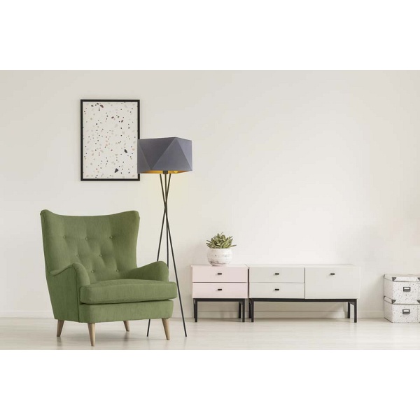 Lampa stojąca typu tripod DAKAR GOLD  Lysne