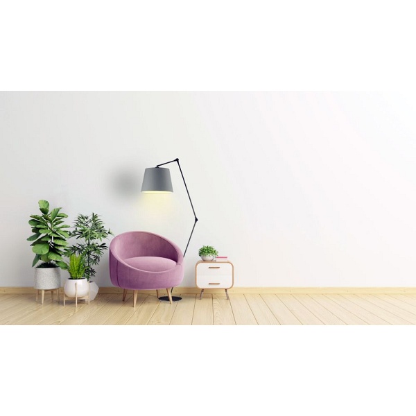 Lampa stojąca do czytania z regulacją światła MANILA  Lysne