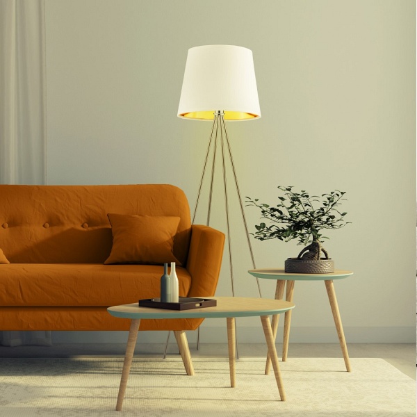 Lampa Nowoczesna  podłogowa PANAMA GOLD  Lysne