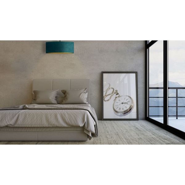 Żyrandol pokojowy WENECJA VELUR fi - 50 cm kolor zieleń butelkowa  Lysne