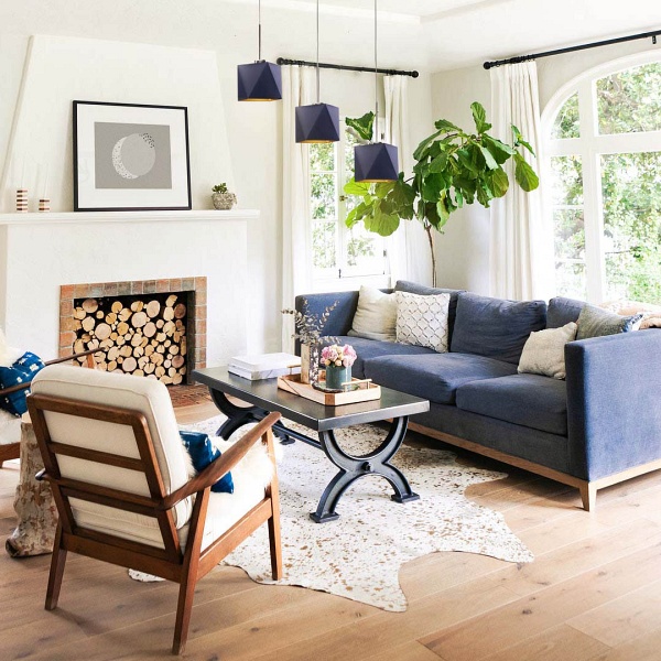 Żyrandol do salonu MICHIGAN GOLD  Lysne