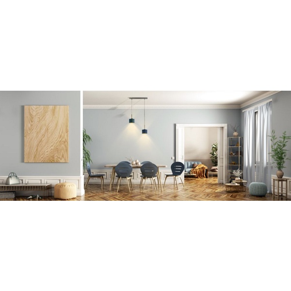 Lampa wisząca asymetryczna welurowa MONTANA VELUR  Lysne