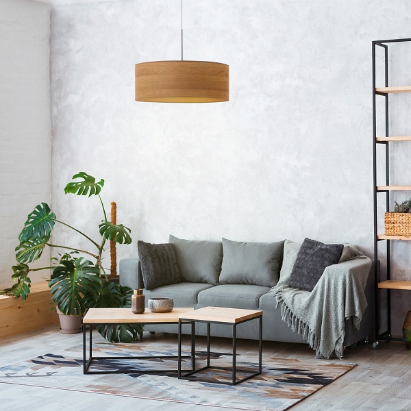 Żyrandol do kuchni SINTRA ECO fi - 50 cm - kolor dąb sonoma  Lysne