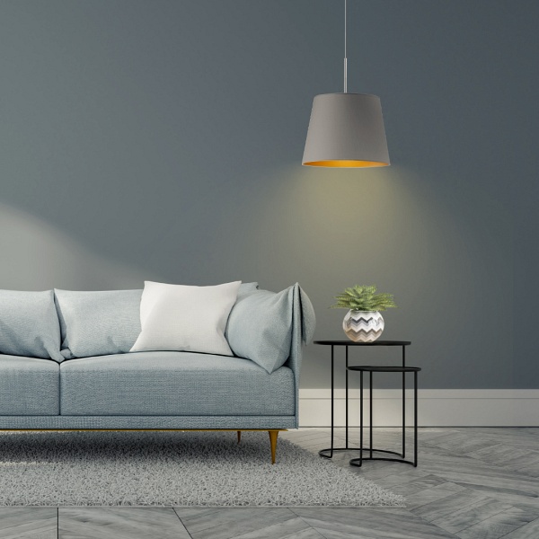 Lampa wisząca do salonu SARI GOLD  Lysne