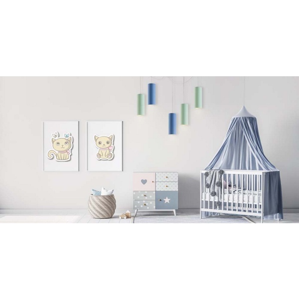 Żyrandol dla dziewczynki VIZELA T5  Lysne