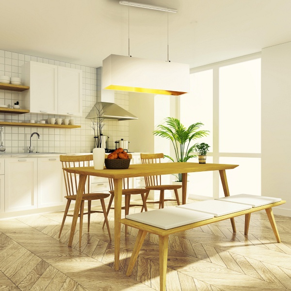 Żyrandol do kuchni MILOS GOLD  Lysne