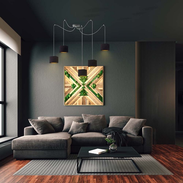 Lampa wisząca z regulacją wysokości KANO D5 GOLD  Lysne