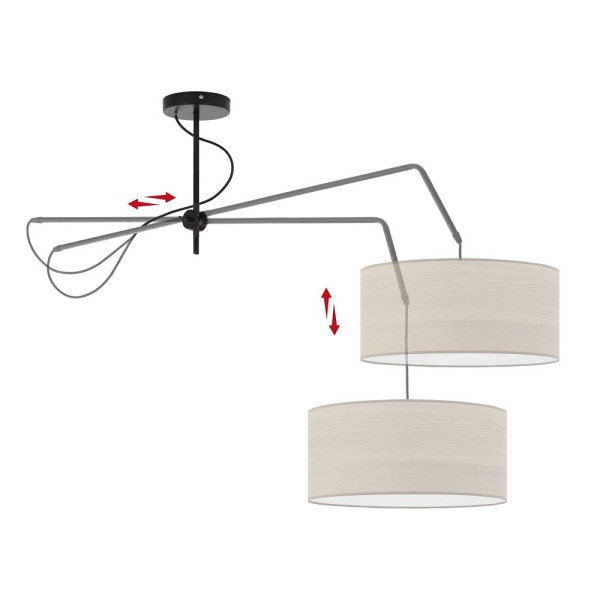 Lampa wisząca do jadalni RIO ECO  Lysne