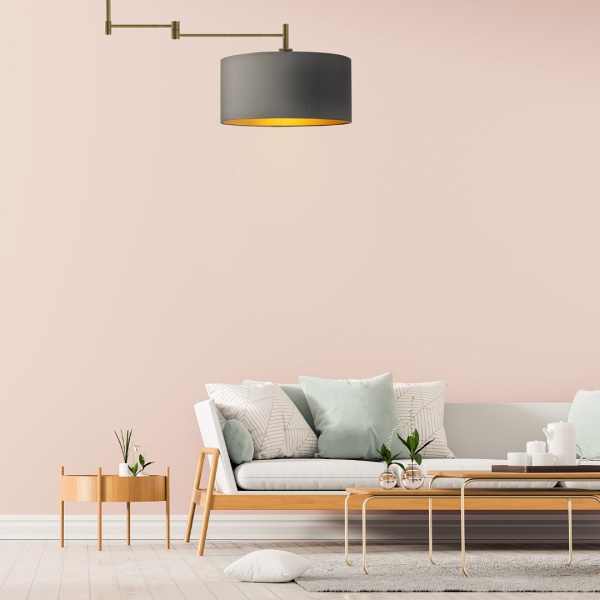 Lampa Przysufitowa  pokojowa RANGUN GOLD  Lysne