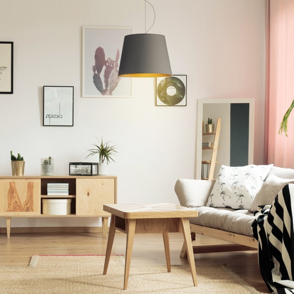 Lampa wisząca do salonu TUNIS GOLD  Lysne