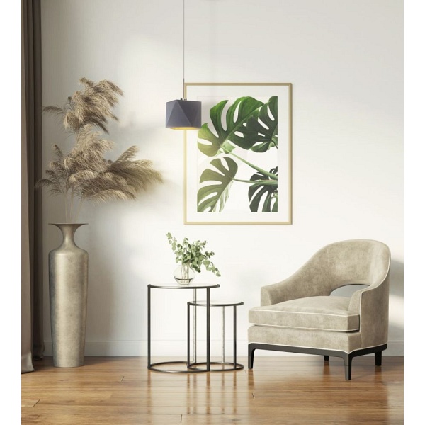 Lampa wisząca do salonu SALLO GOLD  Lysne