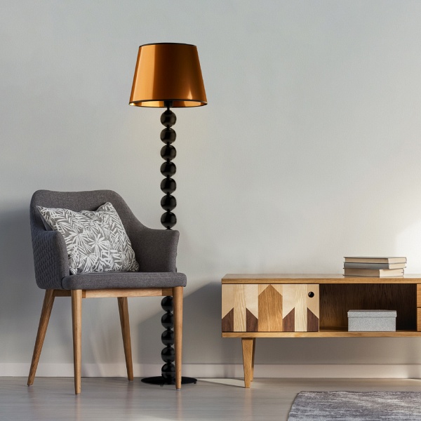 Lampa Nowoczesna  podłogowa BANGKOK MIRROR  Lysne