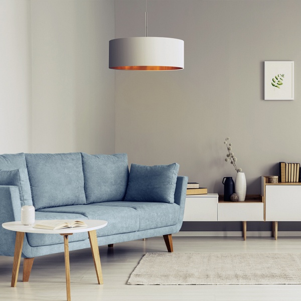 Żyrandol do salonu SINTRA GOLD fi - 50 cm  Lysne