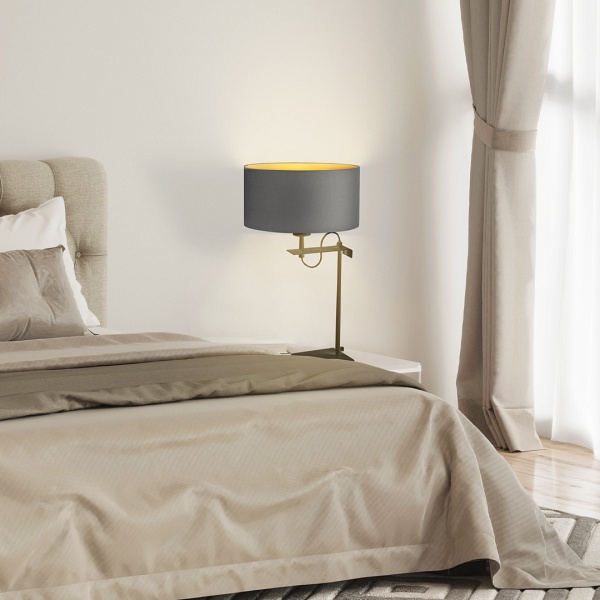 Lampa nocna na stolik nocny ALASKA GOLD  Lysne