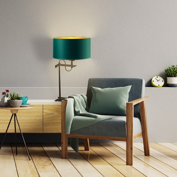 Lampka na stolik do pokoju ALASKA GOLD  Lysne