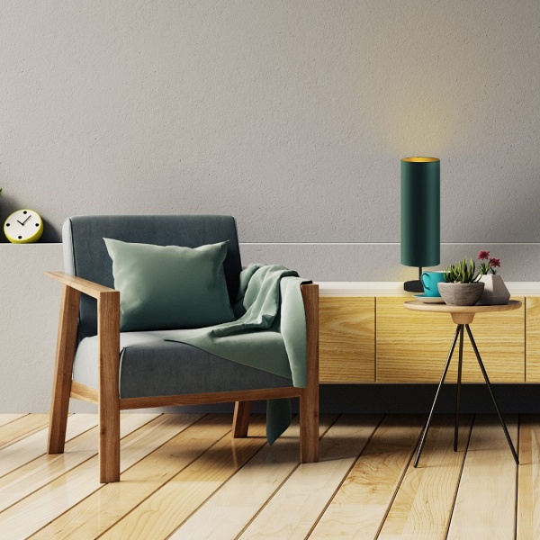 Lampka stołowa do salonu SYDNEY GOLD  Lysne