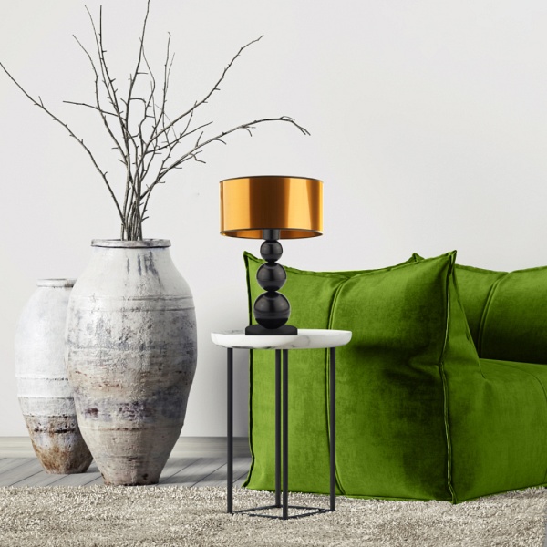 Lampka na stolik do pokoju HONOLULU MIRROR  Lysne