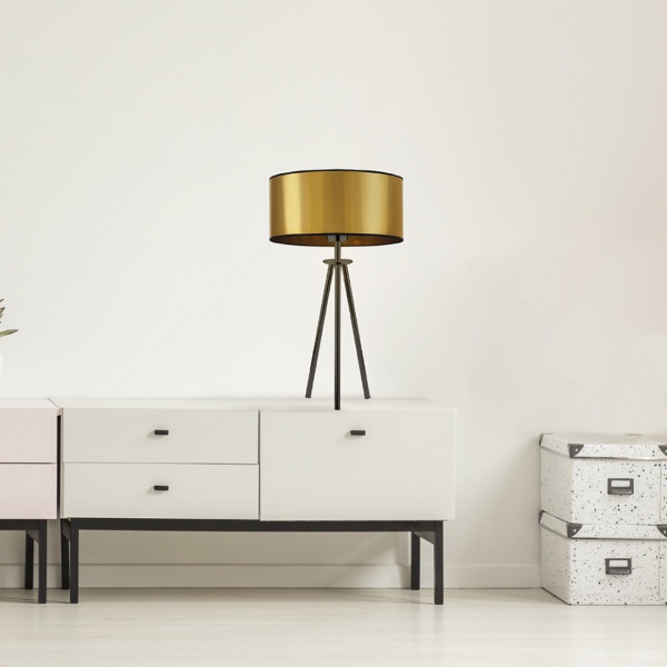 Lampa stołowa do salonu THOR GOLD  Lysne