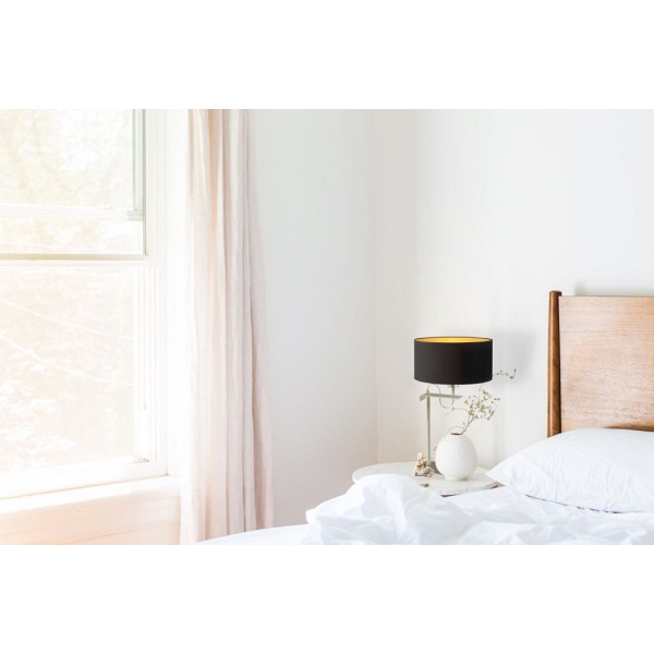 Lampka Nowoczesna  nocna ALASKA GOLD  Lysne