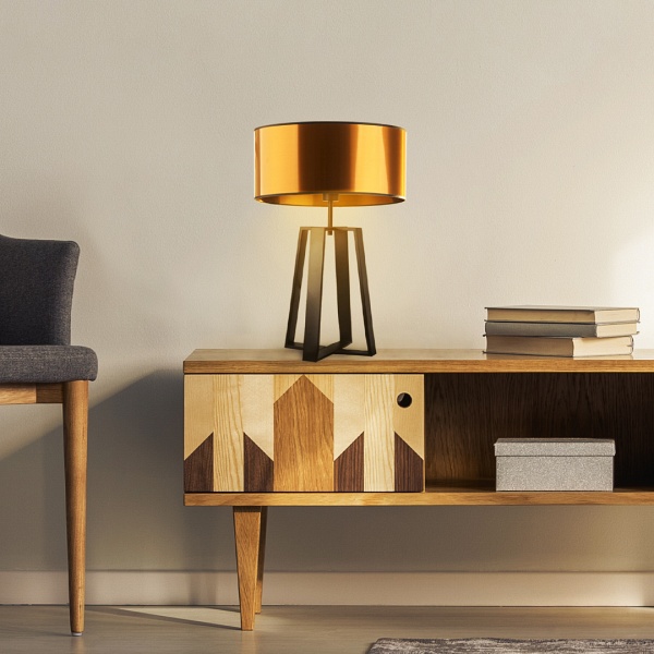 Lampa stołowa do salonu THOR MIRROR  Lysne
