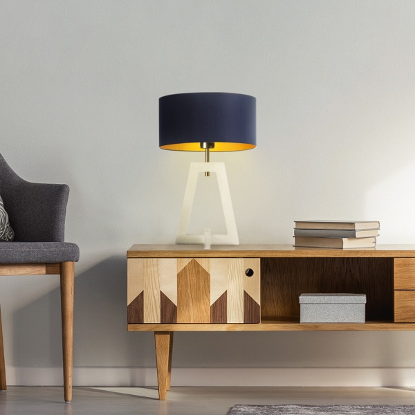 Lampka na stolik do salonu CLIO GOLD  Lysne