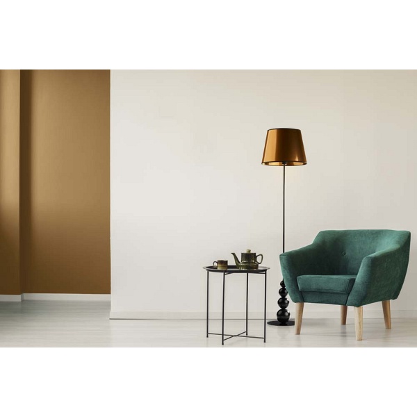 Lampa stojąca do salonu LIZBONA MIRROR  Lysne