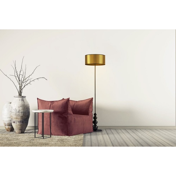 Lampa stojąca do salonu ROMA MIRROR  Lysne