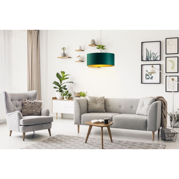 Lampa Nowoczesna  sufitowa SINTRA GOLD fi - 30 cm  Lysne