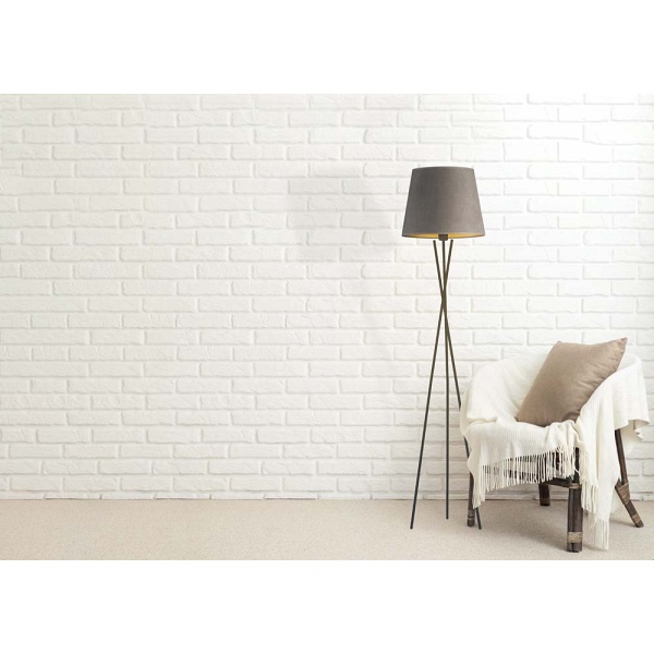 Lampa podłogowa na trzech nogach TOKIO VELUR  Lysne