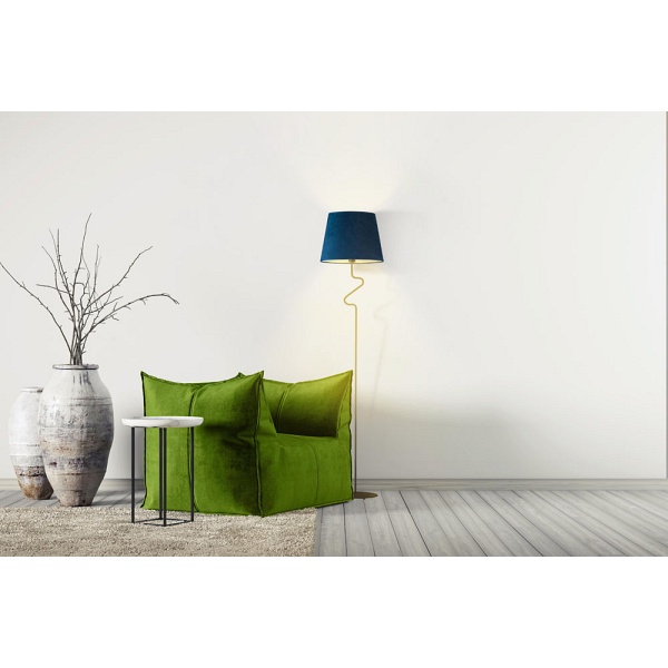 Lampa Designerska  podłogowa do sypialni FOGO VELUR  Lysne