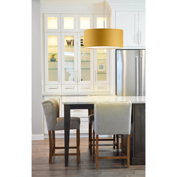 Żyrandol do jadalni nad stół SINTRA fi - 60 cm - kolor grafitowy  Lysne