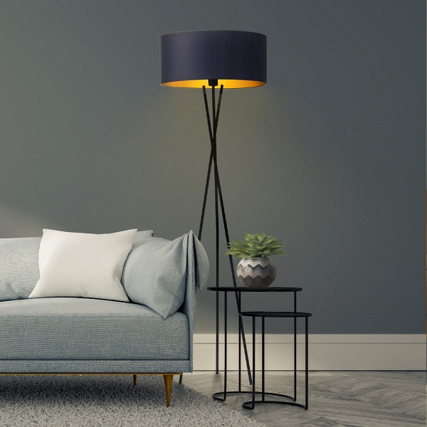 Lampa podłogowa do czytania PARYŻ GOLD  Lysne