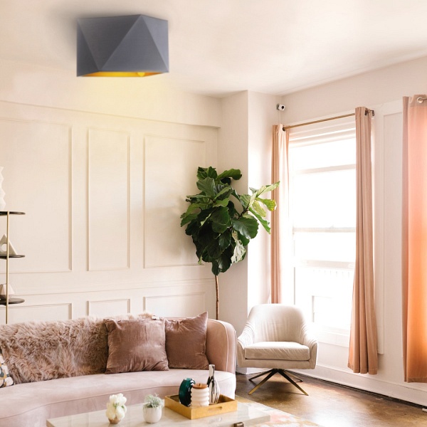 Żyrandol nowoczesny do pokoju KOLORADO GOLD  Lysne