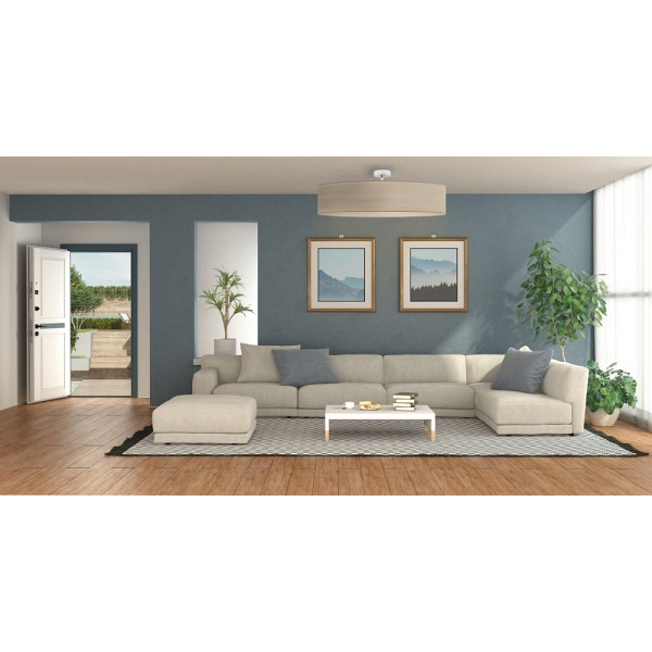 Plafon Nowoczesny  sufitowy GRENADA ECO fi - 100 cm - kolor dąb bielony  Lysne