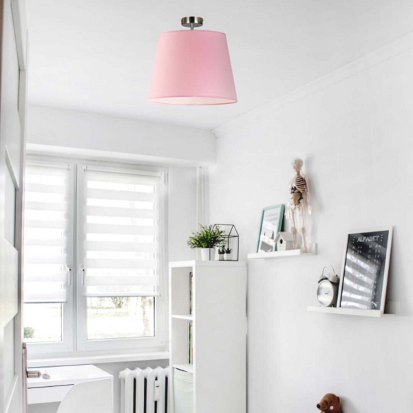 Plafon dziecięcy KAIR - kolor różowy  Lysne