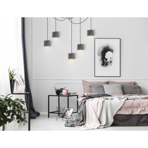 Lampa wisząca z regulacją wysokości KANO D5 GOLD  Lysne