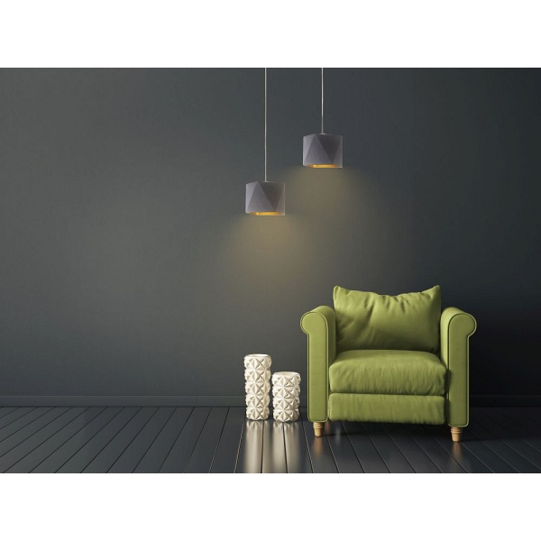 Żyrandol Regulowany żyrandol KOBE GOLD  Lysne