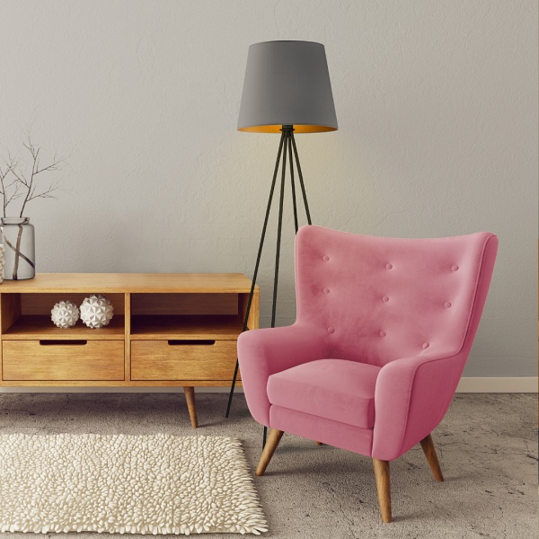 Lampa stojąca PANAMA GOLD  Lysne