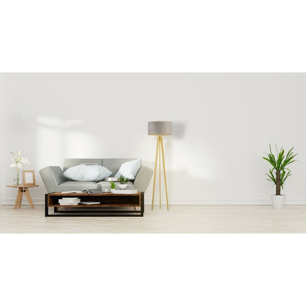 Oświetlenie podłogowe na trzech nogach MIAMI VELUR  Lysne