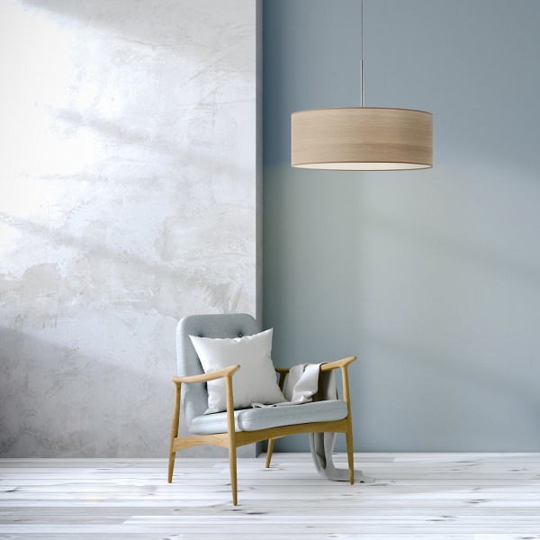 Żyrandol pokojowy SINTRA ECO fi - 50 cm - kolor dąb bielony  Lysne