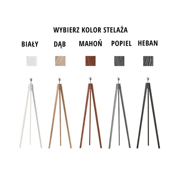 Lampa Nowoczesna  stojąca HAITI GOLD  Lysne