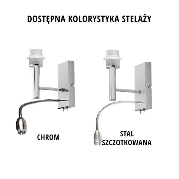 Kinkiet do salonu FLORYDA GOLD  Lysne