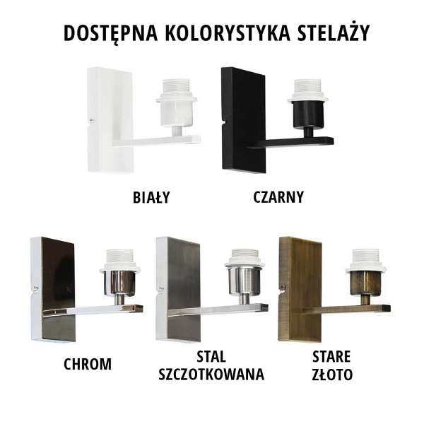 Kinkiet na lustro DALLAS GOLD  Lysne