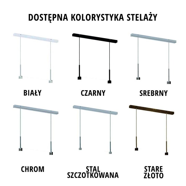 Żyrandol kuchenny MILOS GOLD  Lysne
