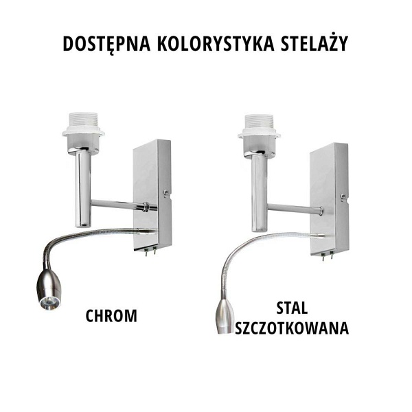 Kinkiet na ścianę SALEM GOLD  Lysne