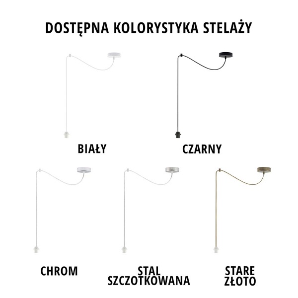 Lampa Regulowana  wisząca TIMARY GOLD  Lysne