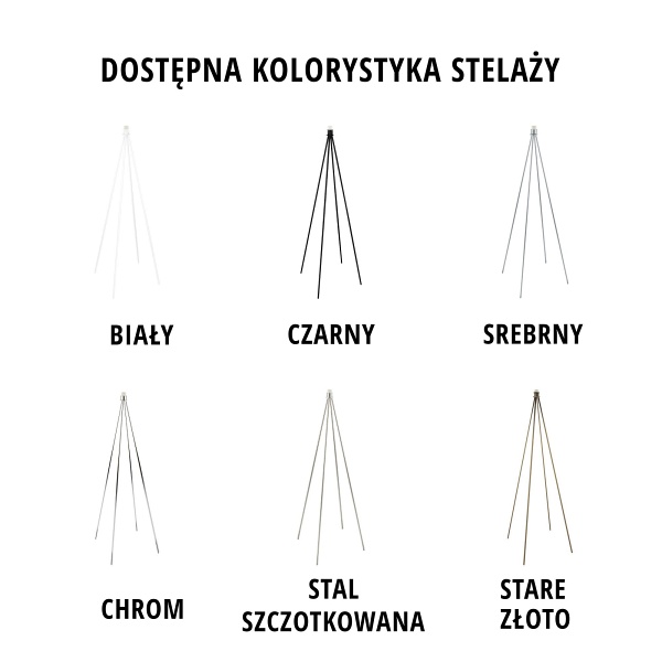 Lampa stojąca PANAMA GOLD  Lysne