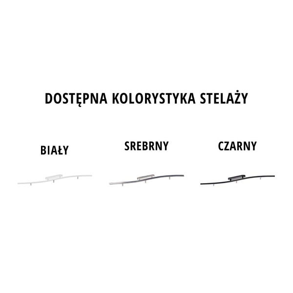 Lampa przysufitowa do salonu FARGO GOLD  Lysne