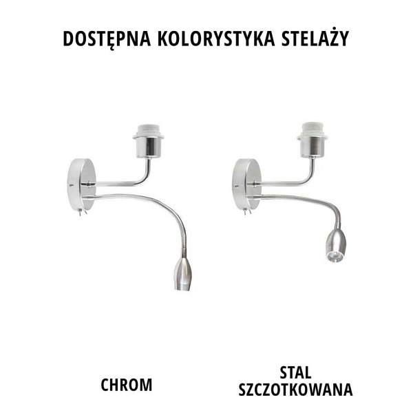 Designerskie oświetlenie do sypialni CAPRI VELUR  Lysne